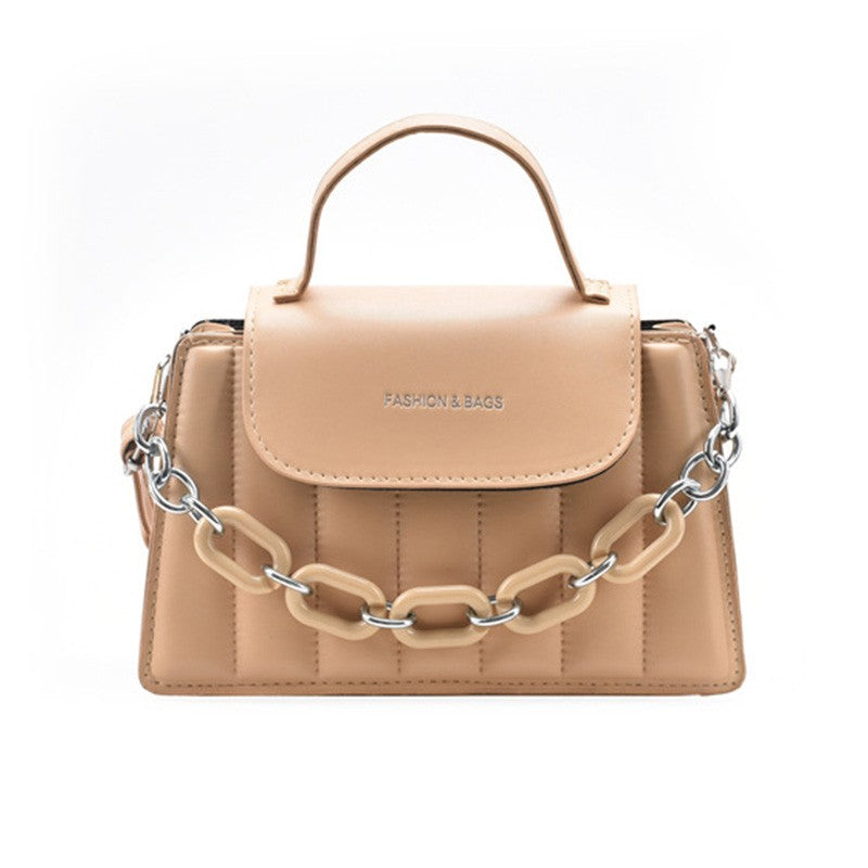 New Chains Shoulder Bag Women Solid Color Crossbody Bag Designer Messenger Handbag and Purse Luxury Top-handle Bag feminina