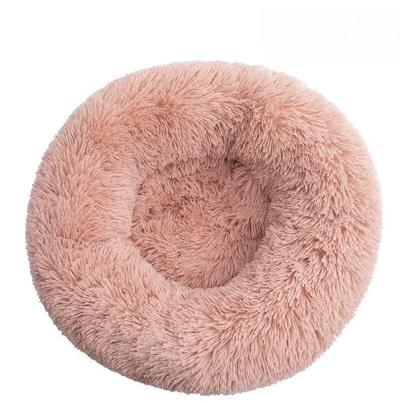 Camas redondas de pelúcia para cães e gatos, Tapetes de inverno para cães, Camas para animais de estimação, Suprimentos para animais de estimação