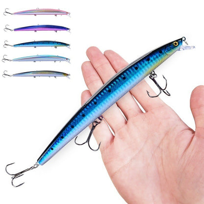 16 Cores 18cm 24g Isca Artificial Minnow Laser Crankbait Dura Isca Artificial Plástico Grande Iscas Artificiais para Pesca Marinha