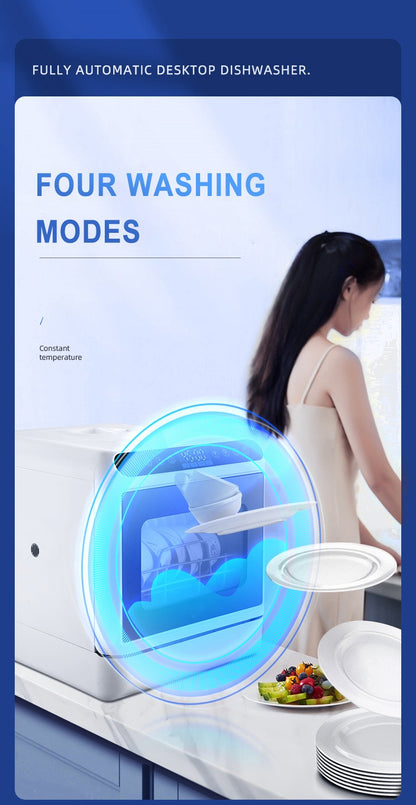 Household Desktop Mini Drawer Dishwasher Portable Kitchen Intelligent Dish Washer Factory Dishwasher Machine OEM