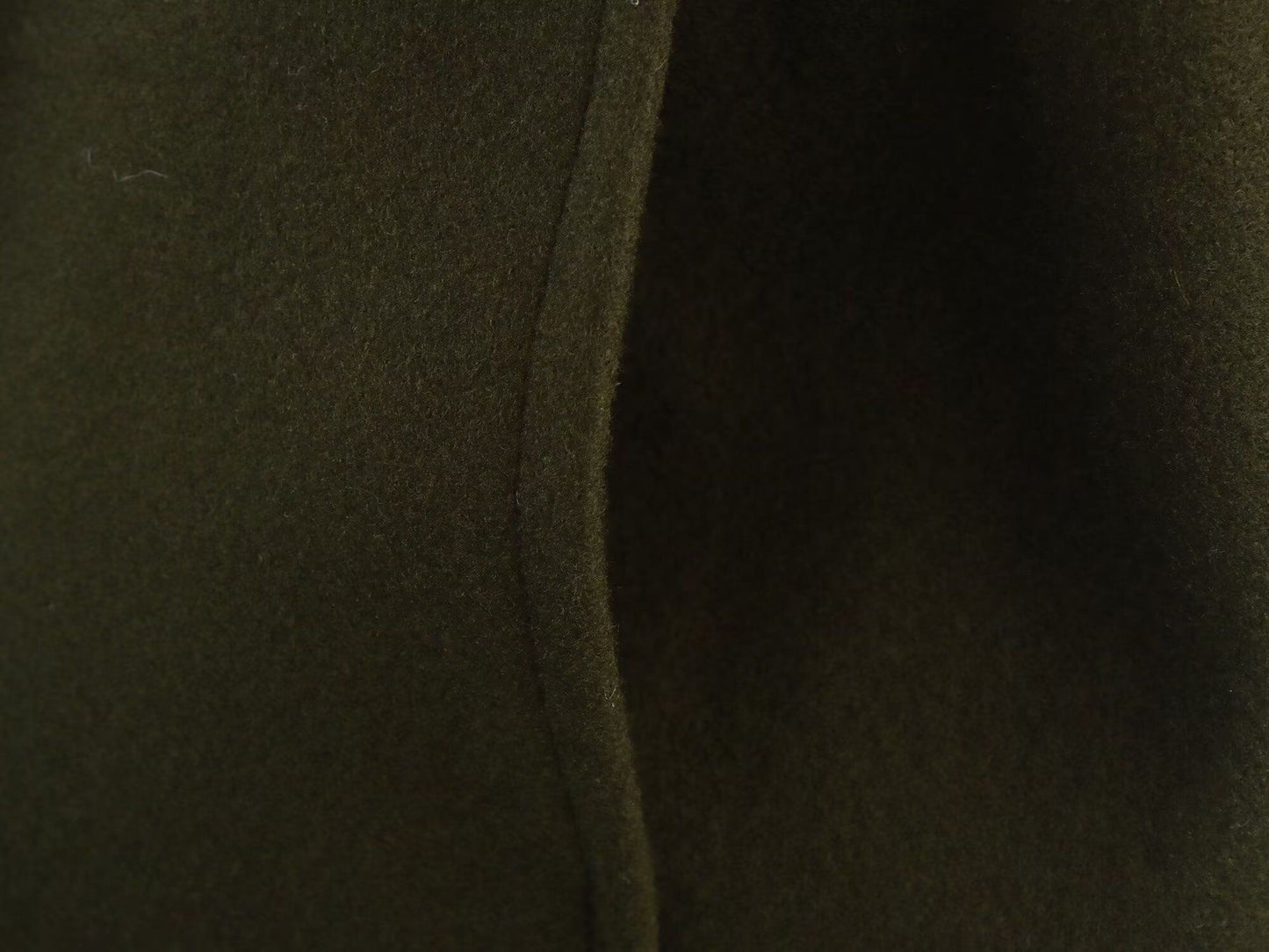 Thickened Double-Breasted Warm Collar Two-Tone Women's Winter Coat Fashionable Commute Style Polyester Fiber Long Sleeve Coat