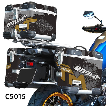 Adesivos de Motocicleta BIKE GP para CFMOTO 800MT N39° Conjunto de Adesivos Decorativos para Caixa de Ferramentas de Alumínio Baú de alumínio