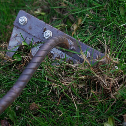 1PCS Teeth Carbon Steel Garden Hand Rake for Farm Garden Weeding Tools Scarifier Agricultural Nail Harrow Metal Harrow