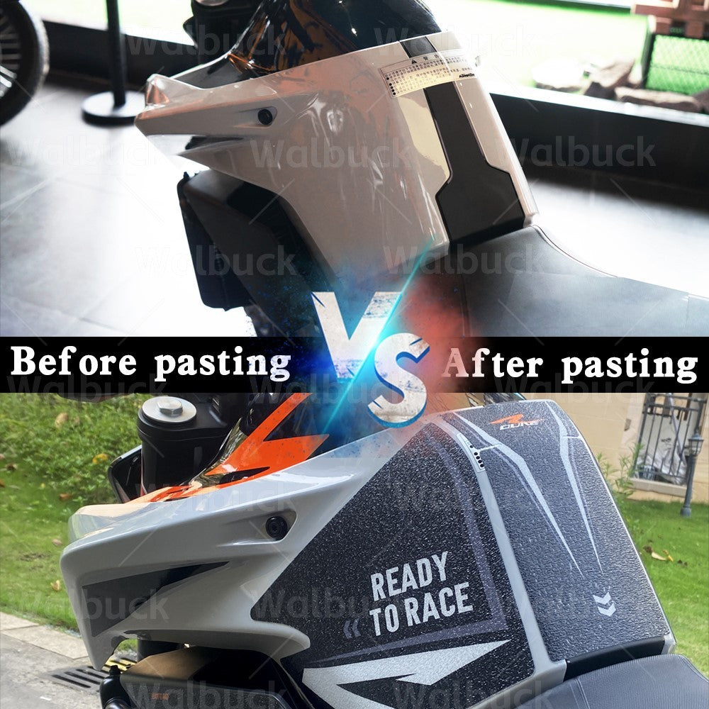 Adesivos para Tanque de Combustível de Moto, Tampa de Gás Fosca, Almofada Protetora, Acessórios, Decalques à Prova d'Água para r2r duke 890r/gp 790 DUKE 890