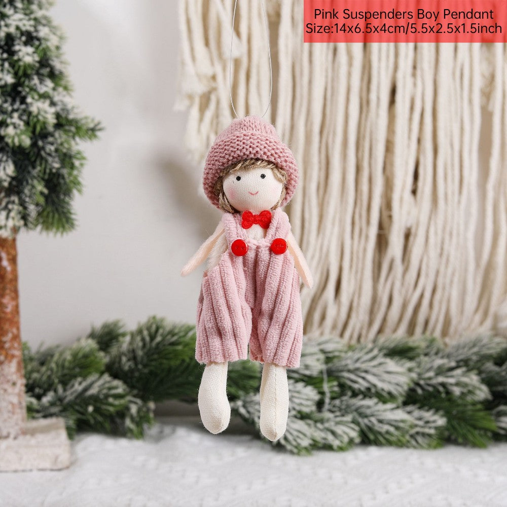 New Year 2024 Christmas Angel Dolls Xmas Tree Pendant Ornaments Navidad 2022 Christmas Decoration for Home Natal Gifts Noel Deco