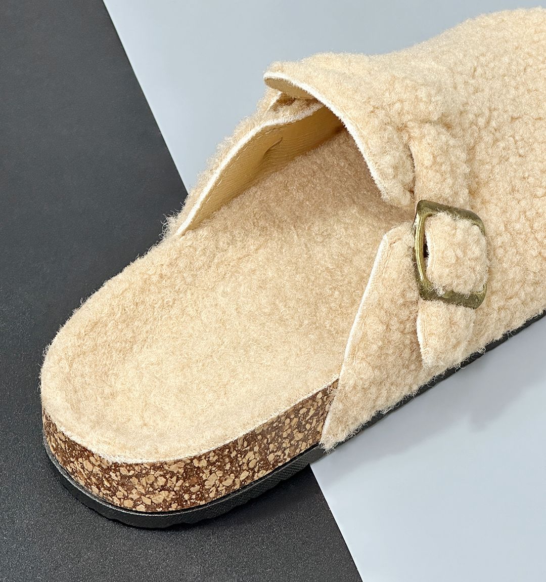 New Fall Winter Women And Men's Slippers With Plush Upper Indoor Outdoor Casual Sandals