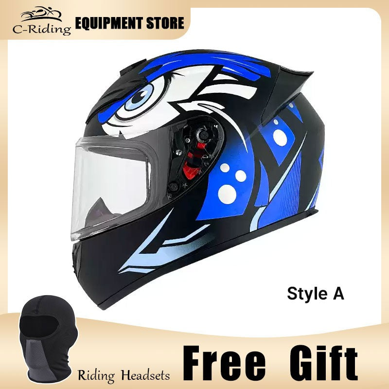 Capacete de Moto de Rosto Inteiro de Alta Qualidade Masculino Feminino Capacete de Corrida de Moto DOT capacete casqueiro casque