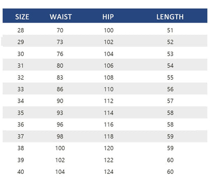 29-40 New Summer Men's Personalized Washable Perforated Denim Pants Large Casual Middle Pants