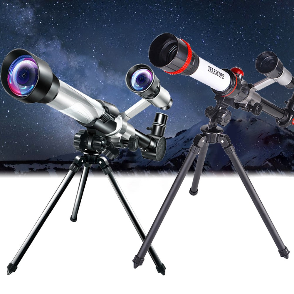 Telescópio Profissional Astronômico Infantil Estudantes Observação de Estrelas Monocular Portátil HD Lua Espaço Planeta Observação Presente Infantil