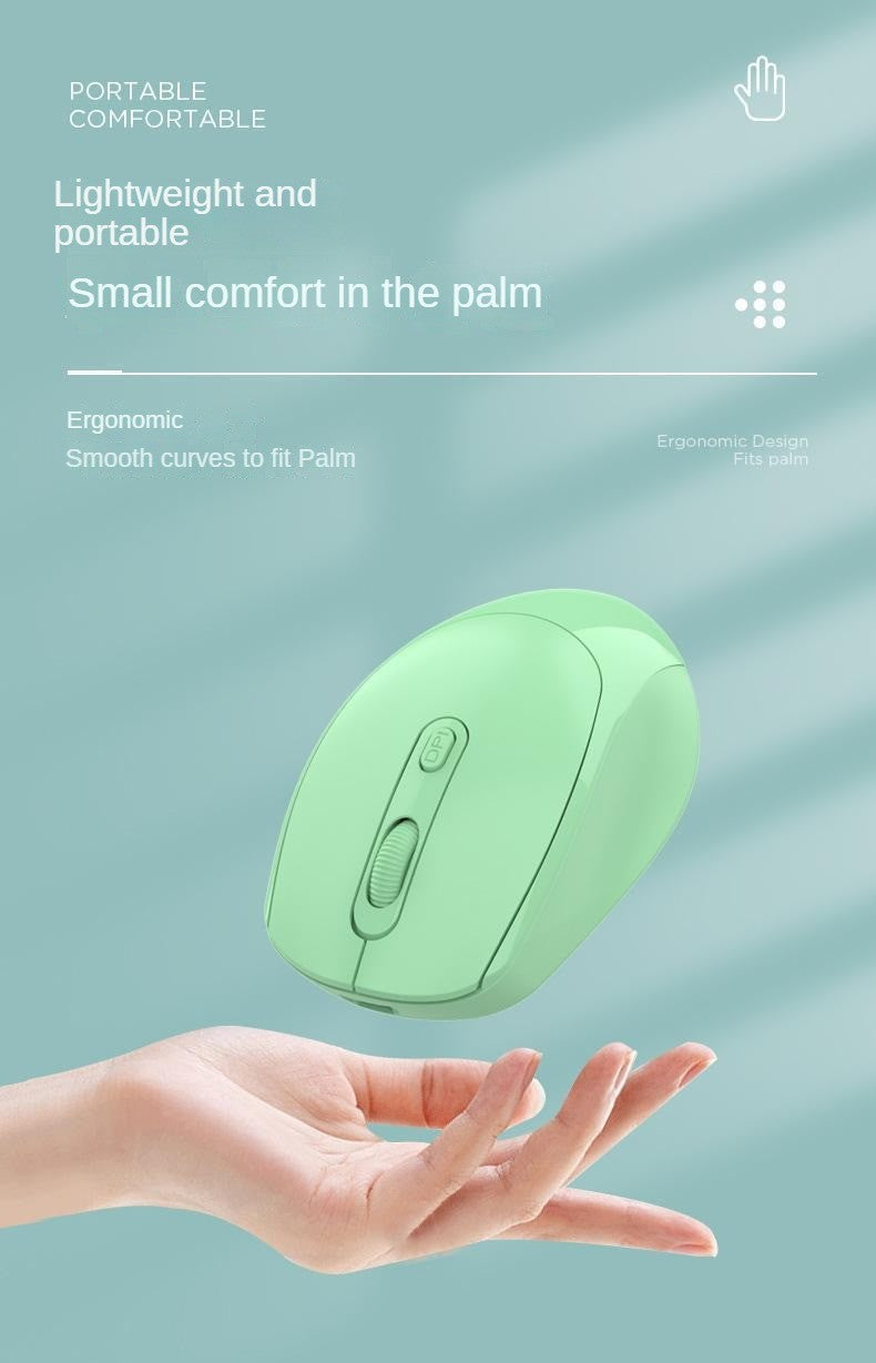 MINGCVIL Wireless Mouse RGB Rechargeable Bluetooth Mice Wireless Computer Ergonomic Gaming Mouse for Laptop PC adjustable DPI