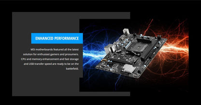 Placa-mãe MSI AMD B450M-A PRO MAX II Nova Memória DDR4 de canal duplo M.2 SATAIII USB3.2 Suporte CPU R9 Soquete AM4