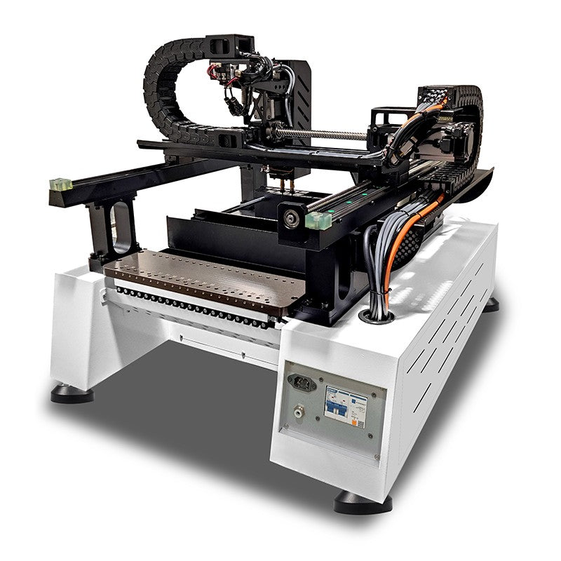 Nova Máquina SMT 2024 SMT220 Desktop Pcb Pick And Place Machine 2 Cabeças 40 Alimentadores Colocação de Chip SMD para Montagem de Pcb