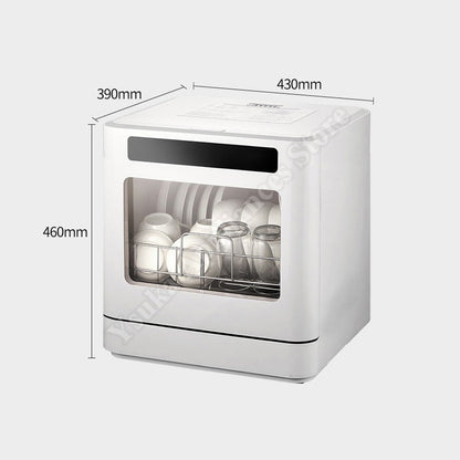 Mini Dishwasher Automatic Portable Desktop Household Intelligent High Temperature Drying Disinfection Desktop Dishwasher