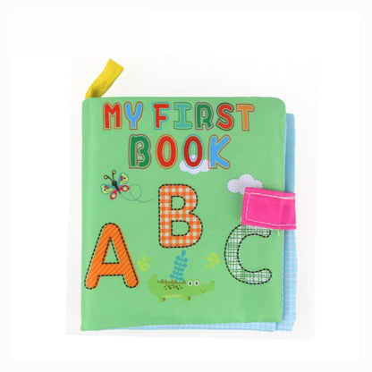 Livro de Pano Macio para Bebês 0-36M Brinquedo de Aprendizagem Precoce Interativo para Pais e Filhos Brinquedo Educativo Montessori de Marionete Presente para Meninos e Meninas