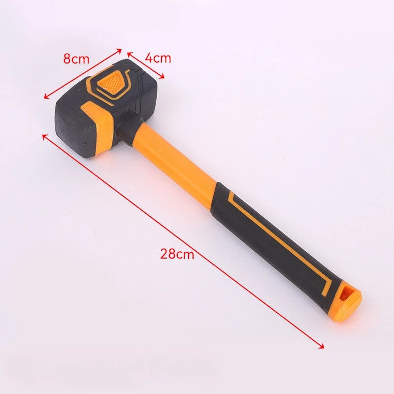 Ferramenta Martelo de Nylon com Cabo de Madeira Ferramenta Manual Doméstica Ideal para Artesanato em Couro Ferramentas de Escultura Suprimentos