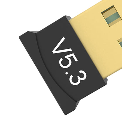Adaptador Bluetooth 5.3 USB Compatível com Windows 11/10/8.1 Receptor de Música Plug&Play Mini Transmissor para PC Desktop