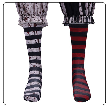 Terrifier Art Clown Joker Cosplay Costume Dark Clown Full Set for Men Women Role Play Horror Dress Suit Halloween Carnival Party