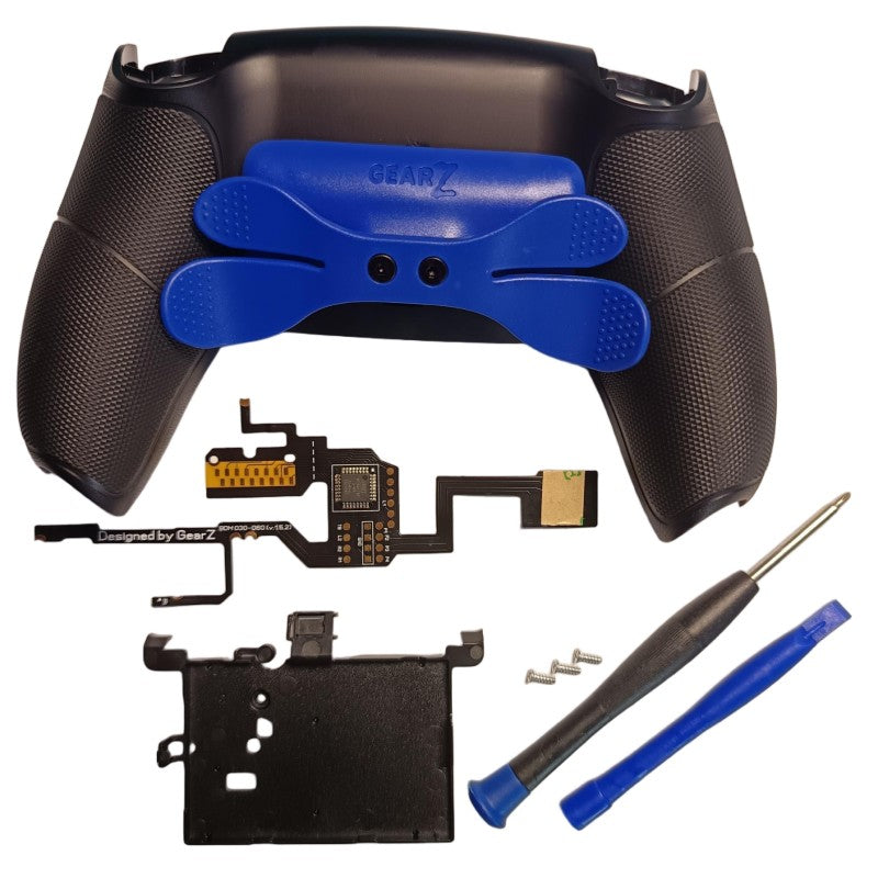GearZ Back Paddles Programmable Remap Kit for PS5 Controller BDM-030/040/050, Upgrade Board Back Shell Back Button