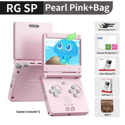 Anbernic RGSP Flip Retro Handheld Game Console Linux 64-bit 3300mAh Portable Gaming Player Supports Wifi RixelHK Streaming RG SP
