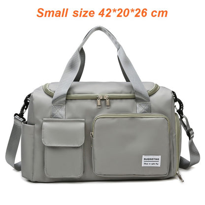 Womne's Travel Bags Handbags Gym Shoulder Bags Oxford Fitness Camping Trekking Bags Hiking Waterproof Outdoor Crossbody Bag