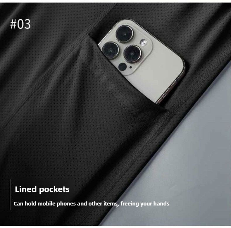 Men's Running-Specific Shorts with Phone Pocket: Quick-Dry Athletic Shorts for Short & Long Distance Running, Track&Field