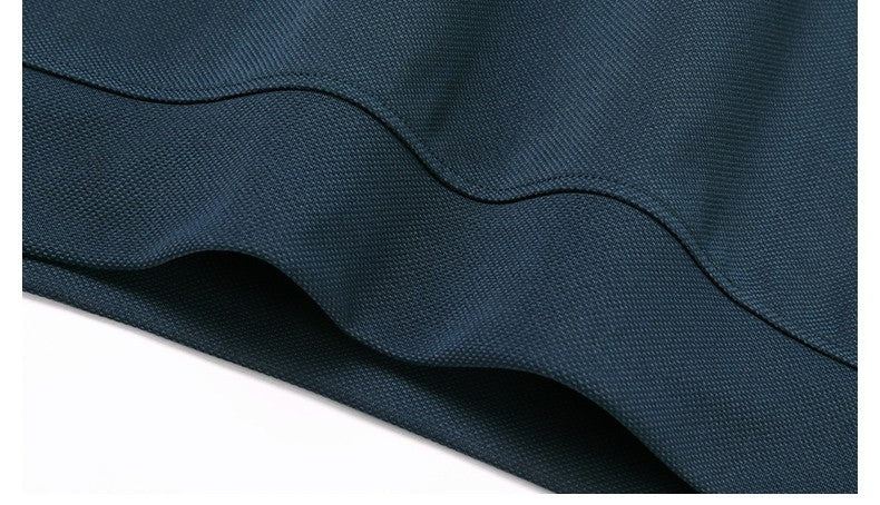 High quality brand long sleeve men's polo shirt autumn new style fashionable flip collar striped personalized top casual T-shirt