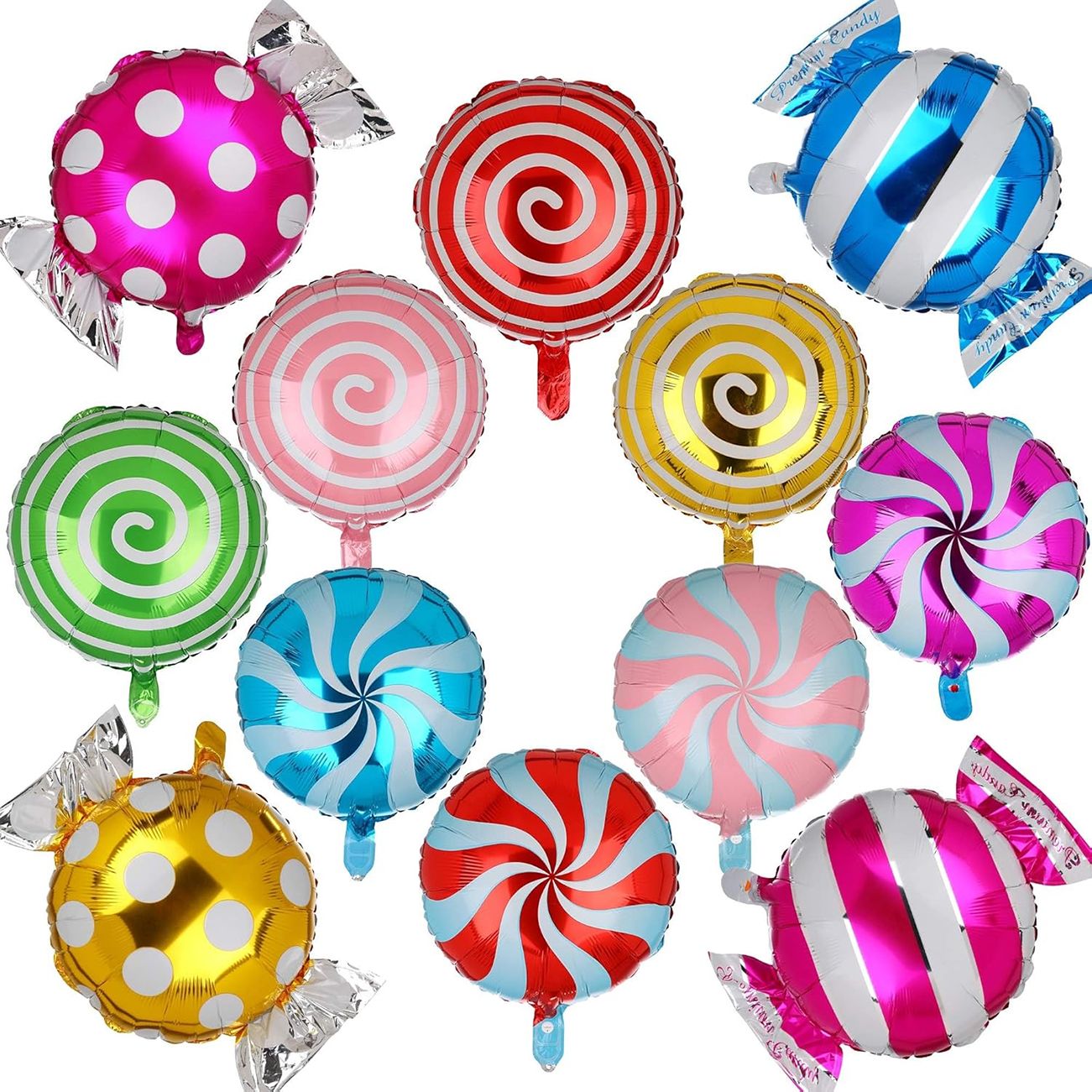 Candy Foil Balloon Set Birthday Party Candy-theme Decoration Birthday Banquet Carnival Event Baby Shower Arch Decoration