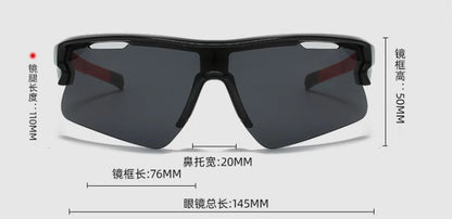 New Punk Spicy Girl Sunglasses Fashion Women Outdoor Sports Sun Glasses Vintage Men's Cycling Driving Glasses UV400 Eyewear