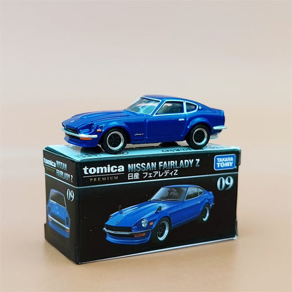 TOMY Mitsubishis JDM Lancer Evo X Carros de liga leve e veículos de brinquedo Modelo de carro em miniatura em escala para crianças