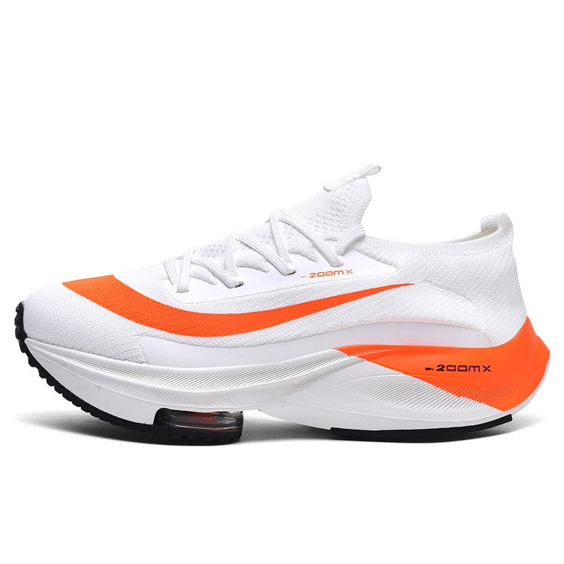 Tênis de Corrida Masculino Respirável Amortecimento de Corrida ao Ar Livre Tênis de Caminhada Tênis de Luxo para Casais Sapatos Antiderrapantes de Malha para Todo-Terreno