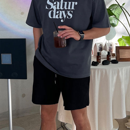 Men's Summer Quick Dry Breathable Gym Fitness Sports Running Ruffled Casual Shorts Workout Jogger Short Pants Loose Sweatpants