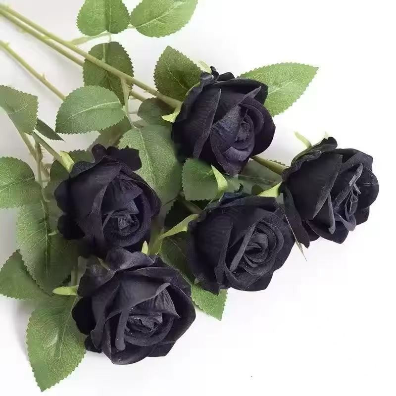 1/5/10/20pcs Roses Artificial Flowers Rose Flower Branch Artificial Red Roses Realistic Fake Rose for Wedding Home Decor