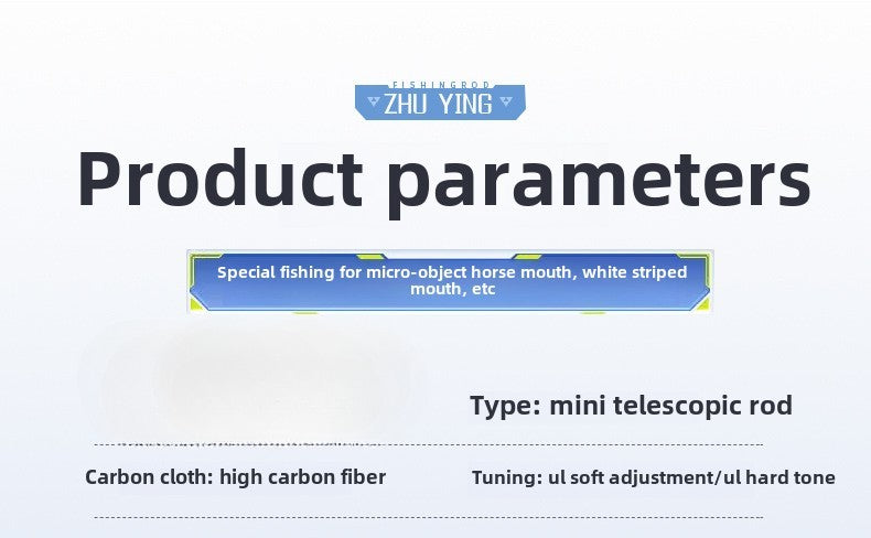 Vara de pesca curta portátil de micro haste de 28 cm, haste branca, com carretel de pesca telescópico ejetor, material de pesca
