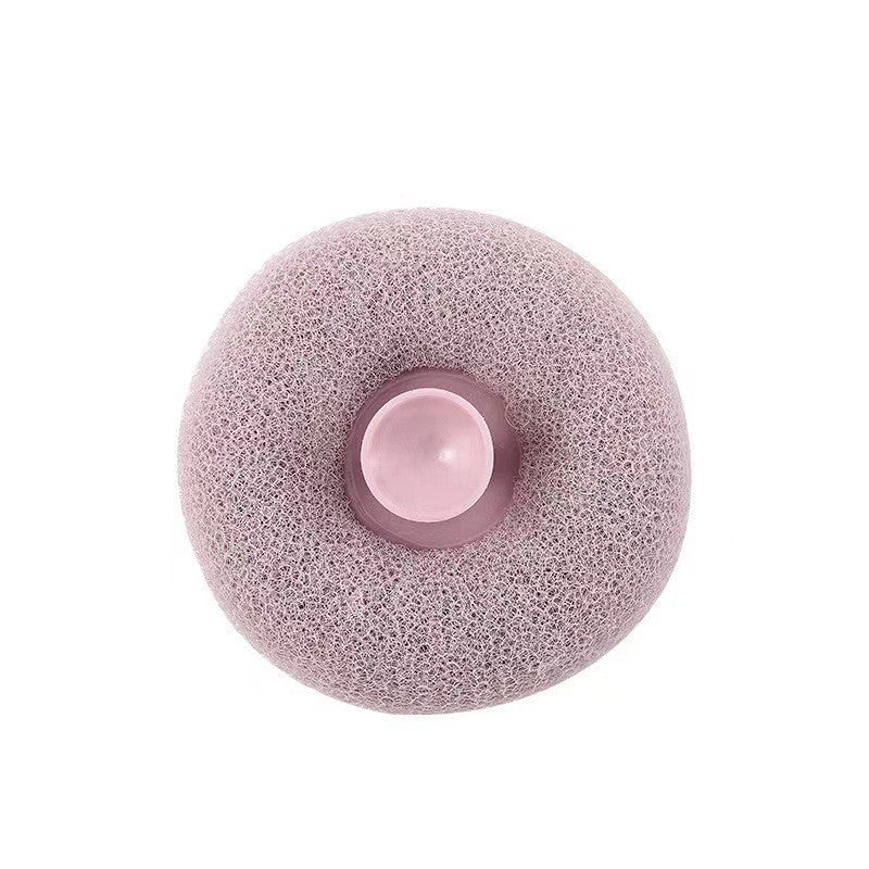 1Pc Sucker Bath Brush Soft Hair Bath Brush Back Ball Brush Bathroom Body Brushes Mud Back Scrubber Shower Massage Brushes