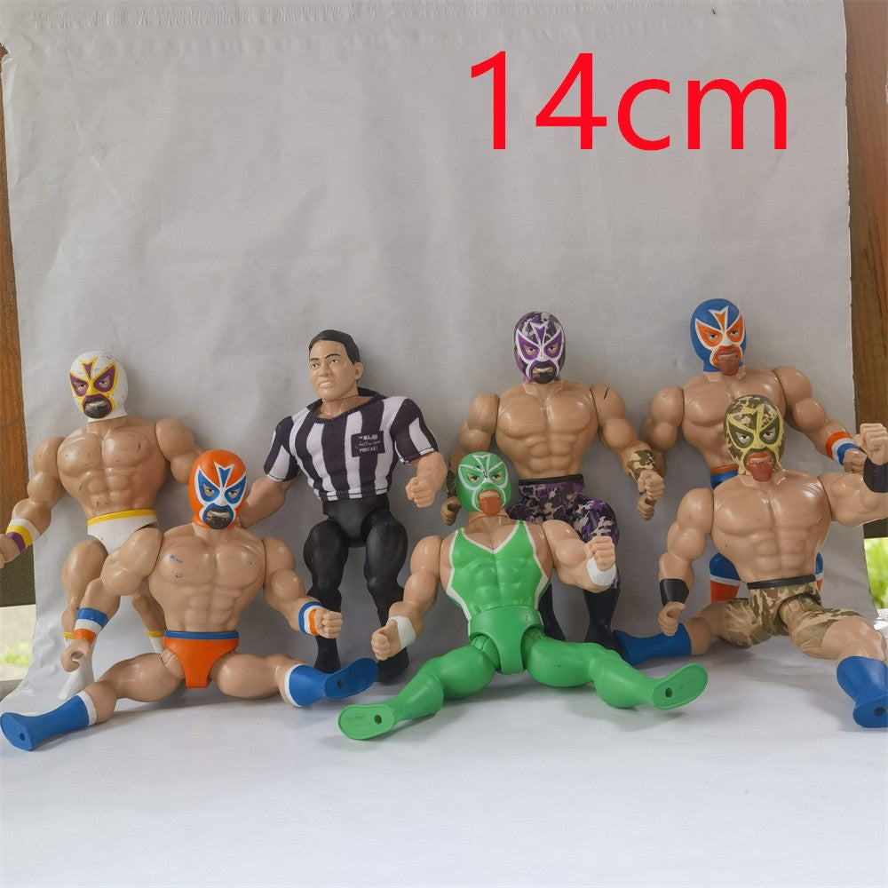 Brinquedo figura de ação de lutador gladiador de luta livre profissional de brinquedo clássico, vários estilos
