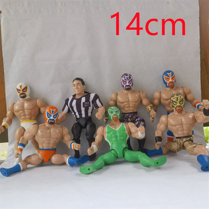Brinquedo figura de ação de lutador gladiador de luta livre profissional de brinquedo clássico, vários estilos