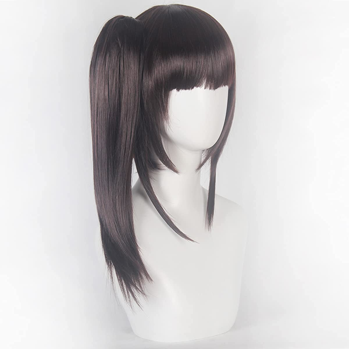 Demon Slayer Kimetsu No Yaiba Tsuyuri Kanao Wig Anime Cosplay Dark Brown Wig Men Women Heat Resistant Synthetic Hair Wigs