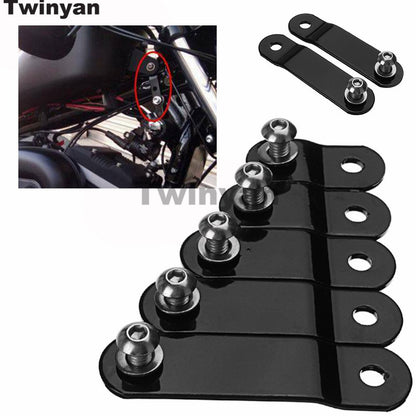 Kit de Elevação de Tanque de Gás de 28-76mm para Harley Sportster Iron XL 883 1200 Custom Superlow Forty Eight Elevadores de Tanque Suporte Modificado