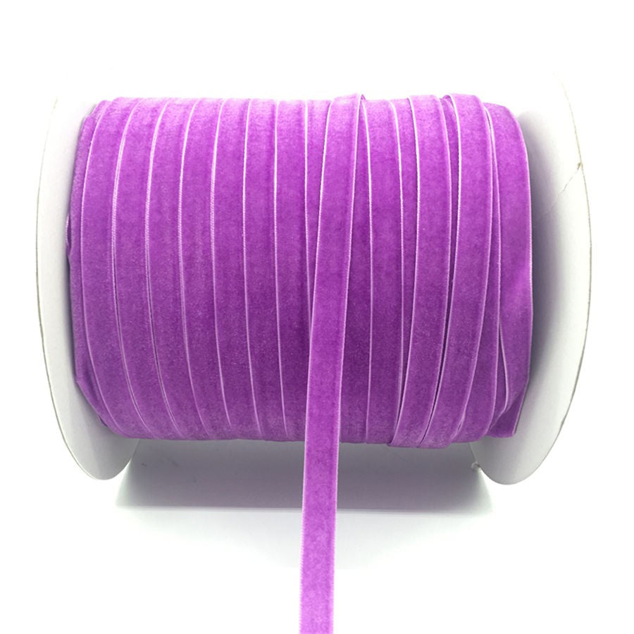 50yards 10mm Velvet Ribbon For DIY Handmade Gift Bouquet Wrapping Supplies Home Party Decorations Christmas Webbing Trimming