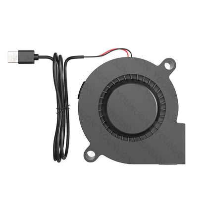 5015 50mm DC 24V 12V 5V 2Pin Dual Ball/Sleeve Bearing Brushless Cooling Turbine Blower Fan 50mm x 15mm Blower Cooler Fan