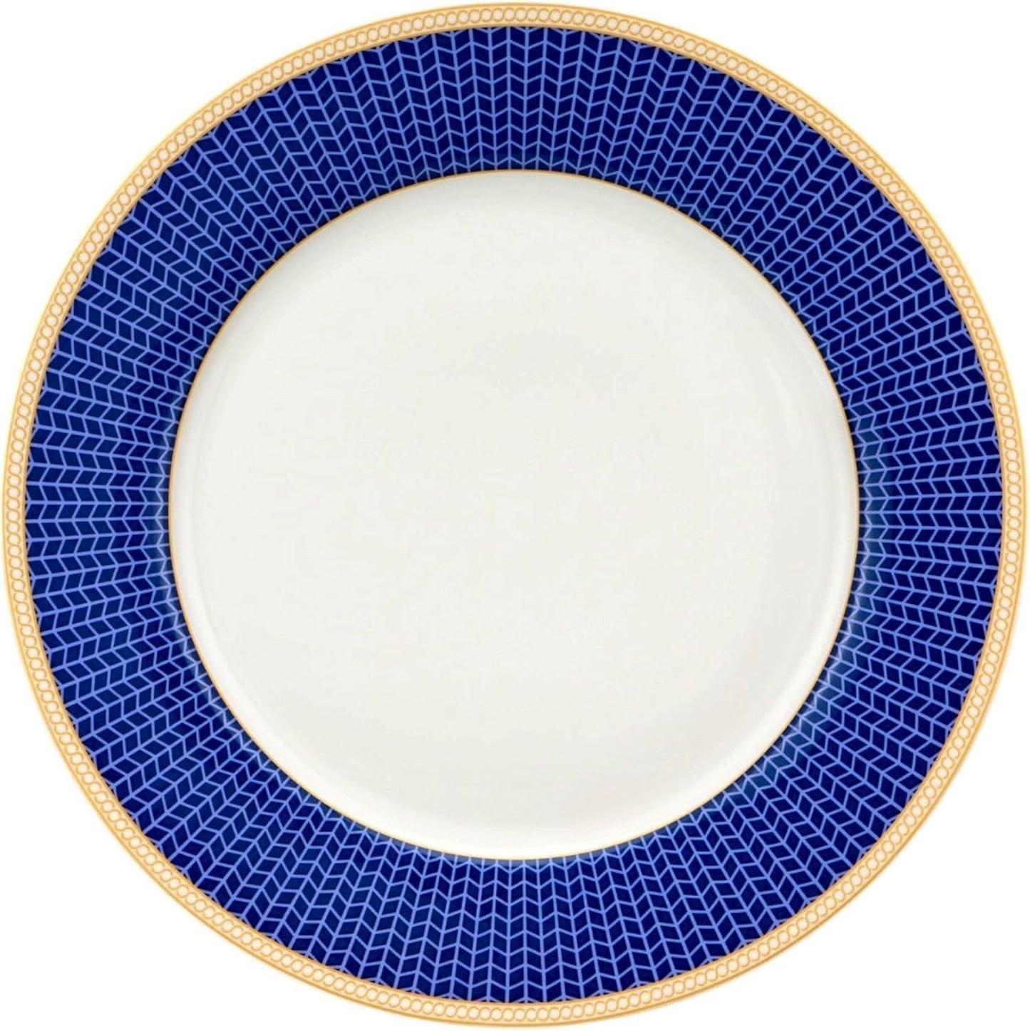 Bone China Dinnerware Set of 24 for 6 pers. Dessert Plate Dinner Plate Soup Plate with Serving Bowls (Melodie de Fleurs)