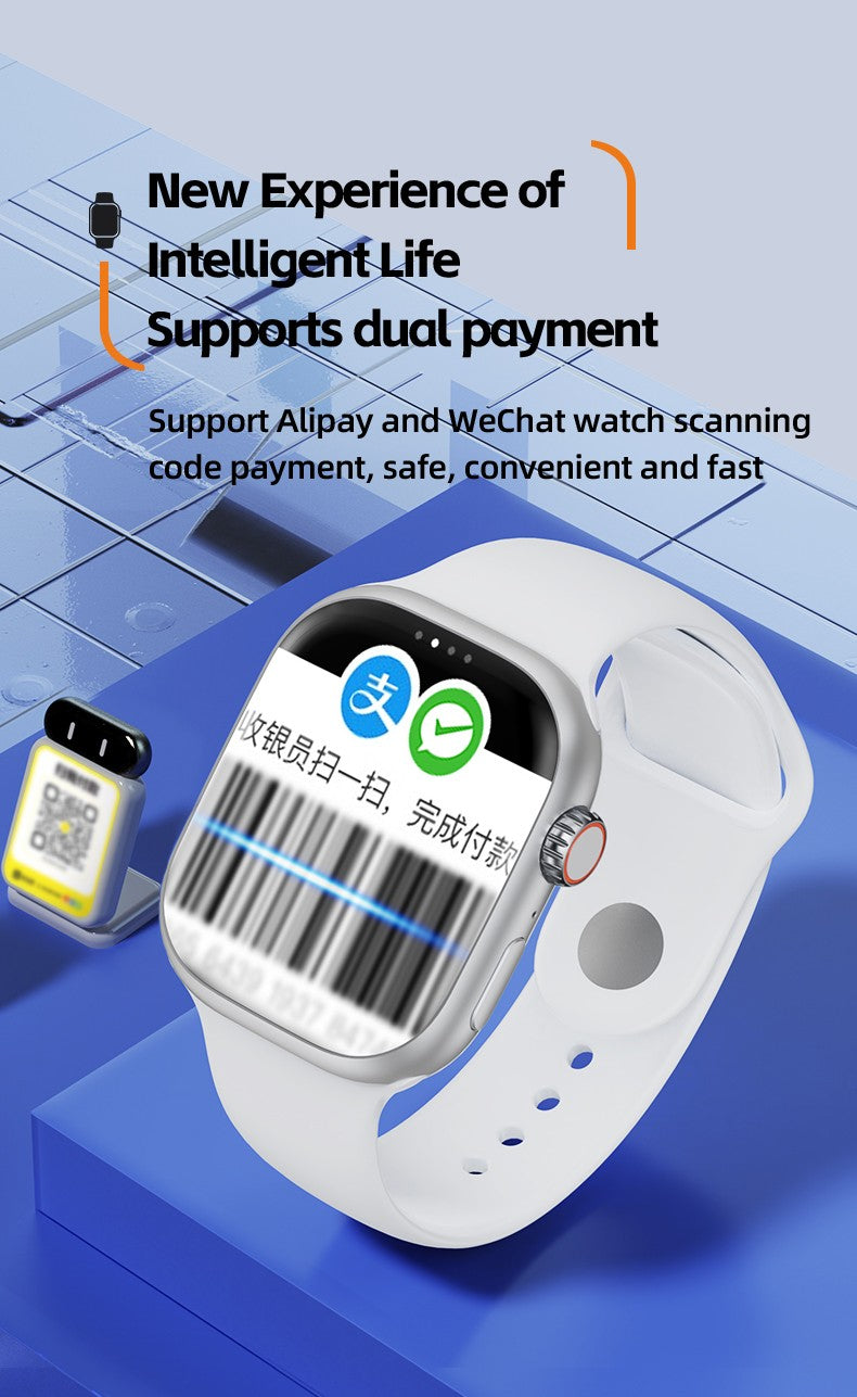 CD99 watch X 5G smartwatch 2.29inch AMOLED 5G LTE smart watch with 180 ° rotary camera GPS WiFi SIM card slot health monitoring