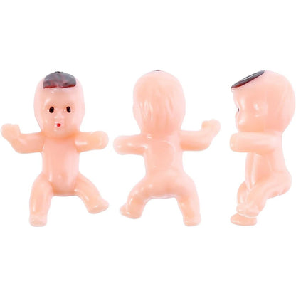 150/100/60/30Pcs Mini Plastic Babies Doll for Baby Shower Ice Cube Game Mini Baby Gender Reveal Baby shower Party Favors Decor
