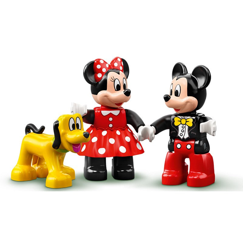LEGO Tesouro 10941 Trem de Aniversário do Mickey e da Minnie Brinquedo de Construção de Quebra-Cabeças Infantis Presente