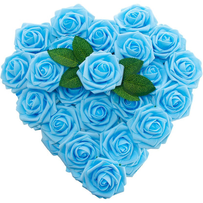 Artificial Flower PE Foam Rose Wedding Wreath Bride Bouquet Festival Decoration Accessory Home Room Outdoor Yard Diy Cheap Props