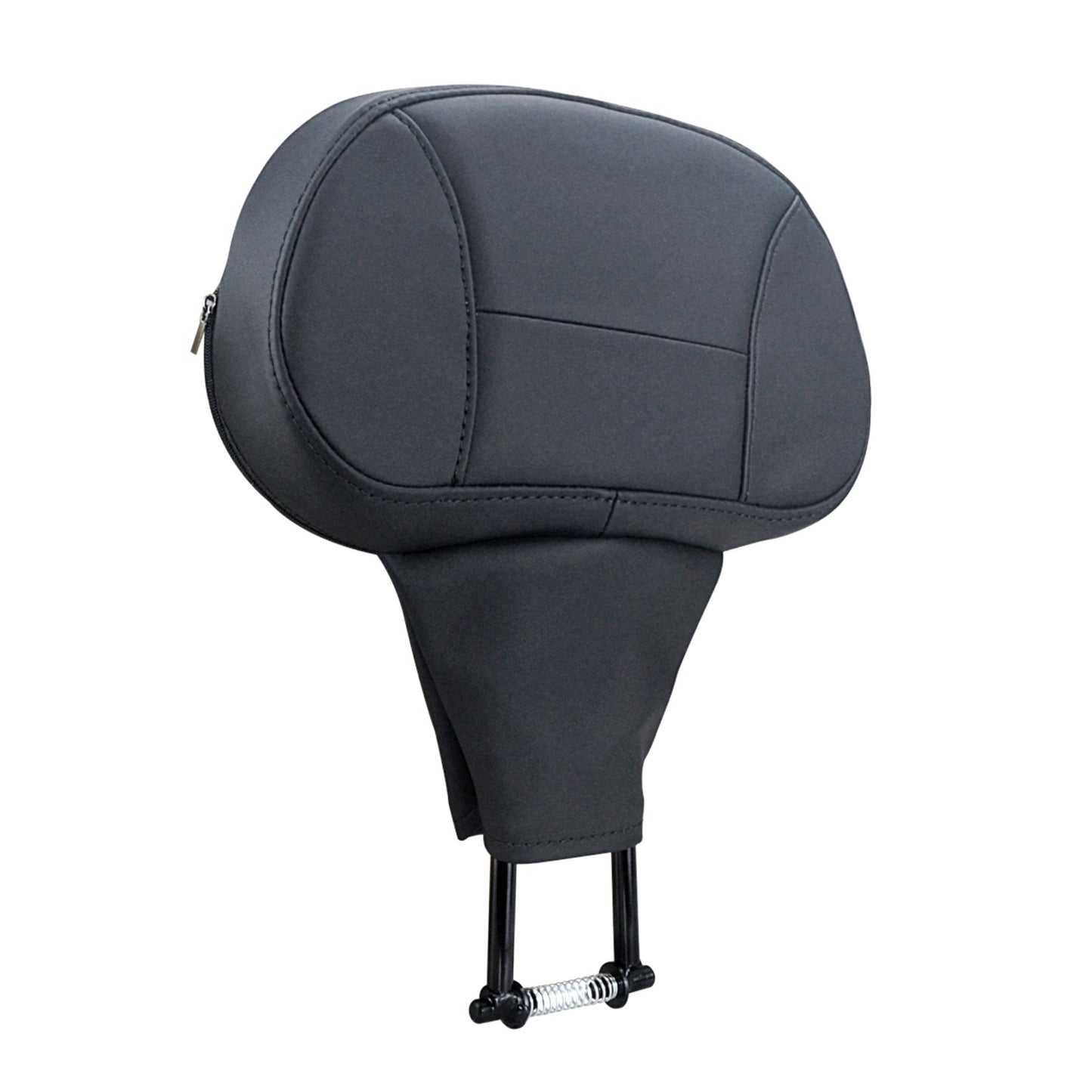 Almofada Encosto de Piloto Ajustável para Motocicleta com Suporte de Montagem para Harley Touring CVO Road King Electra Street Glide FLTRX 09-24