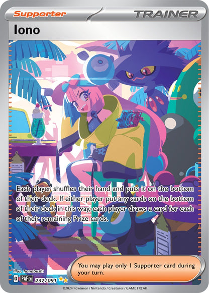 9Pçs Cartas Pokémon SV Destinos de Paldea Mew Charizard Holo foil PTCG Cartas Colecionáveis Iono Gardevoir Card Coleção Ultra Rara Presente