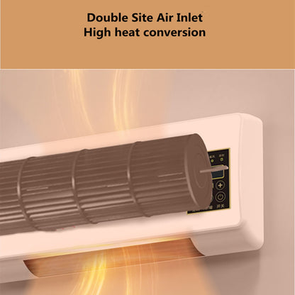 Space Heater for Indoor with Remote Wall Mounted  Conditioner Low Noise Timing Function for Home Office EU Plug 220V
