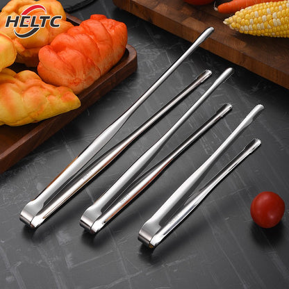 304 Stainless Steel Barbecue Clip Grill Tongs Meat Food Clip Cooking Utensils BBQ Baking Kitchen Accessories Camping Supplies