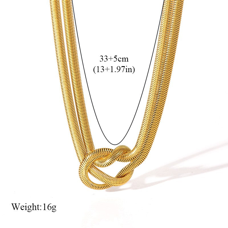 EILIECK Colar de Corrente Grossa de Aço Inoxidável 316L Dourado e Prateado para Mulheres, Corrente Cubana da Moda, Joia Impermeável de Presente